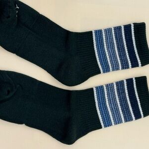 GYM SOCK  100% COTTON "Forest Green stripes" #35